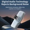 FUNSNAP M3 Wireless Microphone with Monitoring Earphones, Type-C, White - 5