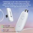 FUNSNAP M3 Wireless Microphone with Monitoring Earphones, 8 Pin, White - 7