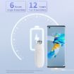 FUNSNAP M3 Wireless Microphone with Monitoring Earphones, 8 Pin, White - 9