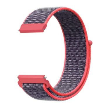 Samsung Galaxy Watch 42mm Nylon Braided Band - Electric Pink - 1