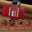 Google Pixel 10/10 Pro LC.IMEEKE L5 RFID Card Bag Magsafe Case Red - 6