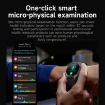 ET492 Smart Watch: 1.43" AMOLED, ECG/Blood Sugar, Leather Strap, Brown - 7
