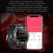 ET492 Smart Watch: 1.43" AMOLED, ECG/Blood Sugar, Leather Strap, Brown - 8