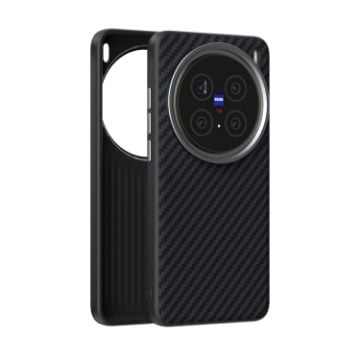 Vivo X200 Pro ABEEL C Carbon Fiber 6D MagSafe Phone Case Black - 1