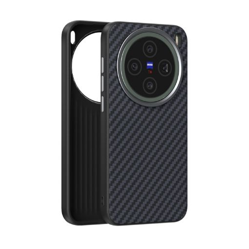 Vivo X200 Pro Mini ABEEL C Carbon Fiber 6D MagSafe Case (Black) - 1
