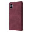 Samsung Galaxy A07 4G/5G Wine Red Leather Wallet Phone Case - 3