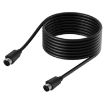 Mini DIN 7 Pin S-Video Cable 0.5m Straight Audio/Video Core - 4