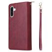 Samsung Galaxy A17 5G Leather Wallet Case, 9-Card Slots, Wine Red - 3