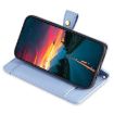 Redmi Note 14S 4G Blue Sheep Texture Leather Wallet Phone Case - 4