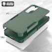 Samsung Galaxy A35/A55 5G Phone Case, 2 in 1 PC + TPU, Dark Green - 4