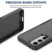 Samsung Galaxy A35/A55 5G Phone Case, 2 in 1 PC + TPU, Black - 5