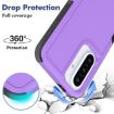 Samsung Galaxy A36 5G Phone Case, 2 in 1 PC + TPU, Purple - 3