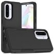 Samsung Galaxy A36 5G Phone Case - 2 in 1 PC + TPU (Black) - 1