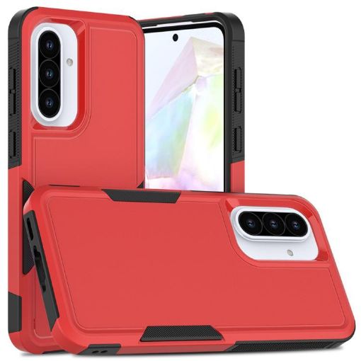 Samsung Galaxy A56 5G Red Phone Case - 2 in 1 PC + TPU Cover - 1