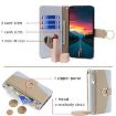 Redmi A5 4G Crossbody Litchi Texture Leather Phone Case Blue - 4