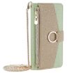 Redmi Note 14S 4G Green Litchi Texture Leather Crossbody Phone Case - 2