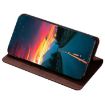 Redmi A5 4G 171.7mm Dark Brown Magnetic Leather Phone Case - 4