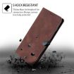 Redmi Note 14S 4G Dark Brown Magnetic Leather Phone Case Skin Feel - 6