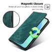 Redmi A5 4G RFID Anti-theft Magnetic Leather Phone Case Green - 5