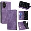 Redmi A5 4G RFID Anti-theft Magnetic Leather Phone Case Purple - 1