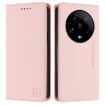 Xiaomi 14 Ultra 5G Pink RFID Leather Phone Case - Dual-Folded Magnetic - 2