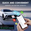 Dual Port Wired to Wireless CarPlay Adapter - USB & Type-C (White) - 3