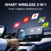Dual Port Wired to Wireless CarPlay Adapter - USB & Type-C (Silver) - 4