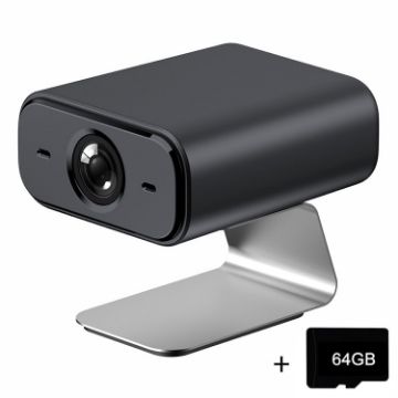 30W HD Night Vision Wireless Surveillance Camera, 64GB Memory Card - 1
