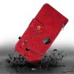 Redmi A5 4G Leather Phone Case, 171.7mm Zipper Bag - Red - 6
