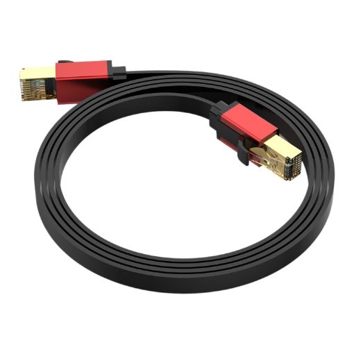 1m Cat 8 Ethernet Cable 40Gbps High Speed LAN (Red) - 1