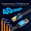 2m Cat 8 Ethernet Cable 40Gbps High Speed LAN (Red) - 6