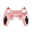 Sony PS5 Pink Flame Silicone Gamepad Protective Case - 1