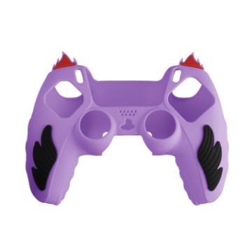 Sony PS5 Purple Flame Silicone Gamepad Protective Case - 1