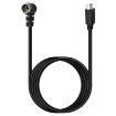 Mini DIN 6 Pin Extension Cable 1.8m (Male Elbow to Male Straight) - 2