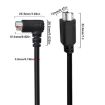 Mini DIN 6 Pin Extension Cable 1.8m (Male Elbow to Male Straight) - 3