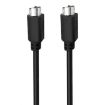 3m Mini DIN 6 Pin Core Extension Cable - Male to Male Straight - 1