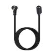 Mini DIN 6 Pin Extension Cable 0.5m (M to F Elbow) - 2