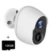 Ultra-HD Infrared Night Vision WiFi Surveillance Camera, 128GB Memory - 1