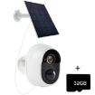 Graffit Home Ultra-HD Solar WiFi Camera, 32GB Memory, EU Plug - 1