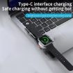 Portable Wireless Charger for Apple Watch Series A01 - Black - 6