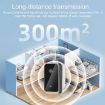 A20 Pro Waterproof Rechargeable Wireless Doorbell, EU Plug, Black - 4