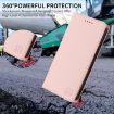 Ulefone Note 17 Pro Pink RFID Leather Case - Dual-Folded Magnetic Suction - 7