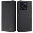 Ulefone Note 20 Pro RC01 Dual-Fold Magnetic RFID Leather Case Black - 2