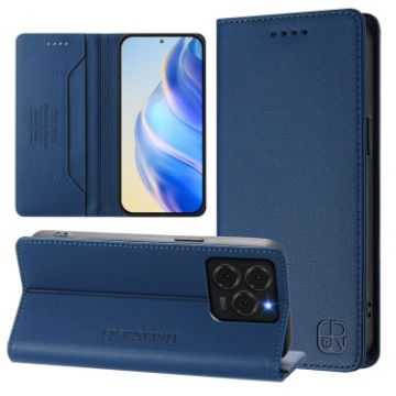 Ulefone Note 20 Pro Dark Blue RFID Leather Magnetic Phone Case - 1