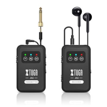 XTUGA J02 2.4G Wireless In-Ear Monitor System with Transmitter & Receiver - 1