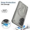 Samsung Galaxy A35 Grey Armor MagSafe Holder Hybrid TPU Phone Case - 3
