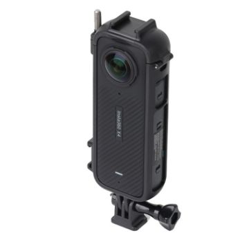Insta360 X4 Cold Shoe Protective Frame with Adapter Mount & Screw (Black) - 1