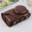 Samsung Galaxy Camera EK-GC100/110/200 Leather Case Bag with Strap - Coffee - 3