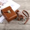 Brown PU Leather Camera Case for Canon G7X II/G9X II, Sony RX100/M2 - 1