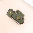 Sony ZV-1F/ZV1M2 Full Body Camera PU Leather Case Bag with Strap Green - 5